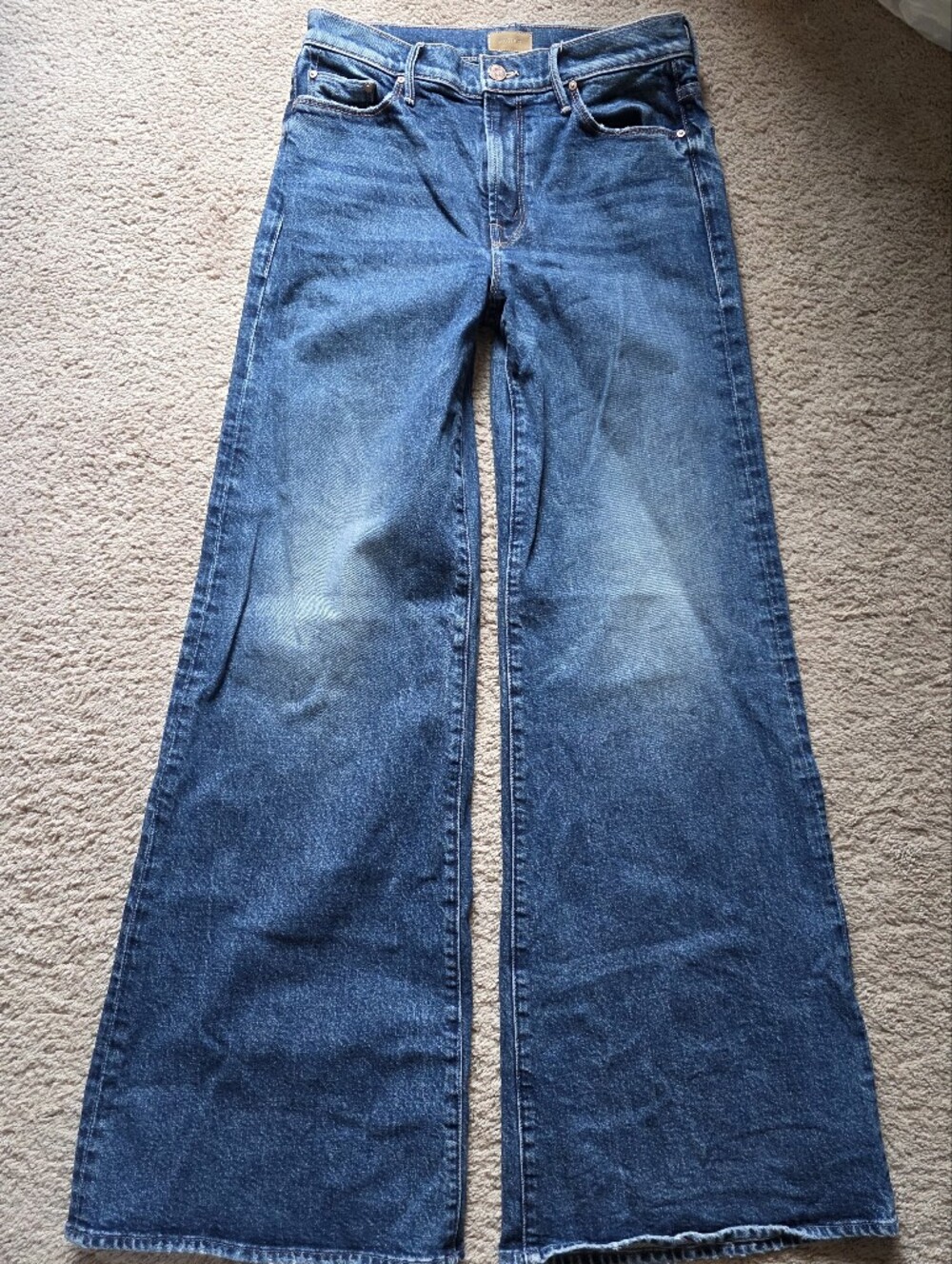 MOTHER The Hustler Roller Sneak Heriloom Wash Sz 26